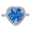 Gelato Color Gemstone and Diamond Fashion Ring Style 18RG53755D