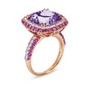 Gelato Color Gemstone and Diamond Fashion Ring  Style 18RO377D