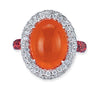 Gelato Color Gemstone and Diamond Fashion Ring Style 18RO516WD