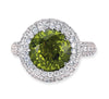 Gelato Color Gemstone and Diamond Fashion Ring Style 18RO609D