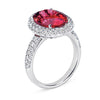 Gelato Color Gemstone and Diamond Fashion Ring Style 18RO900D