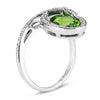 Gelato Color Gemstone and Diamond Fashion Ring Style 18RO914D