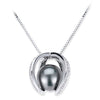 Di Mare Rare Pearl and Diamond Necklace Jewelry Style 18PO511D