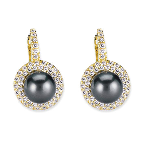 Di Mare Rare Pearl and Diamond Earrings  18EO505D