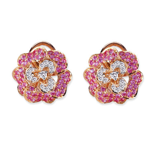 Korvara Diamond Earrings Design Style 18EO211RD
