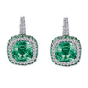 Gelato Color Gemstone and Diamond Earrings Style 18EO800D