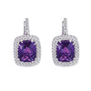 Gelato Color Gemstone and Diamond Earrings Style 18EO399D