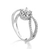 Vintage Inspired Diamond Pave Set Solea Ring Style 18RGL025DCZ