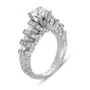 Hand Engraved Perfect Profile Diamond Ring Style 18RGL00217DCZ