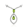Gelato Color Gemstone and Diamond Necklace Style 18DNR77W