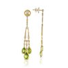 Gelato Color Gemstone and Diamond Earrings Style 18E0003PED