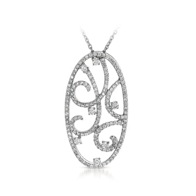Korvara Diamond Necklace Design Style 18PN10027D