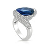 Gelato Color Gemstone and Diamond Fashion Ring Style 18RO853D