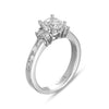 Ultra Lux Cascade Bridal Ring Style 18RO1697DCZ
