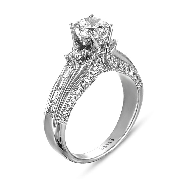 Ultra Lux Cascade Bridal Ring Style 18RGL00174DCZ