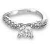 Vintage Inspired Diamond Pave Set Solea Ring Style 18RGG191DCZ