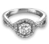 Vintage Inspired Diamond Pave Set Solea Ring Style 18RGL00070DCZ