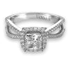 Vintage Inspired Diamond Pave Set Solea Ring Style 18RGL00072DCZ