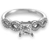 Vintage Inspired Diamond Pave Set Solea Ring Style 18RGL00194DCZ