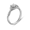 Vintage Inspired Diamond Pave Set Solea Ring Style 18RO6905DCZ
