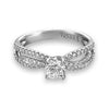 Vintage Inspired Diamond Pave Set Solea Ring Style 18RO8076DCZ