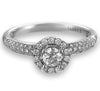 Vintage Inspired Diamond Pave Set Solea Ring Style 18RO8078DCZ