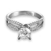 Vintage Inspired Diamond Pave Set Solea Ring Style 18RO6301DCZ