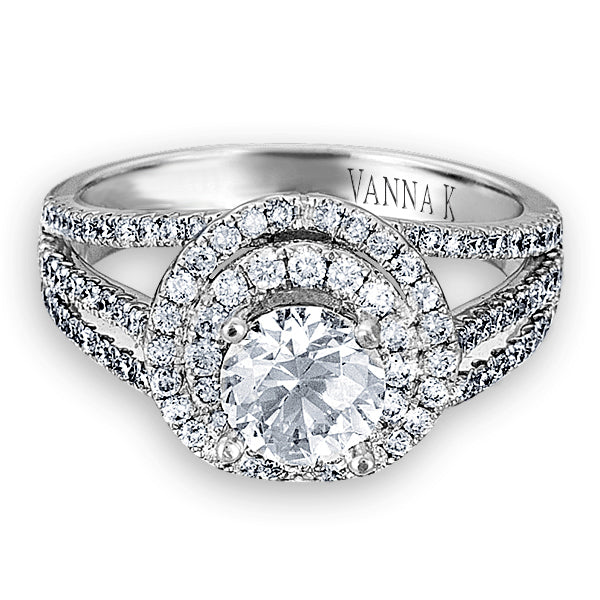 Vintage Inspired Diamond Pave Set Solea Ring Style 18AR9883DCZ