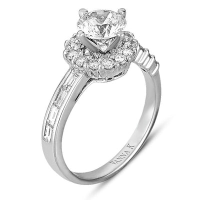 Ultra Lux Cascade Bridal Ring Style 18RGL00263DCZ