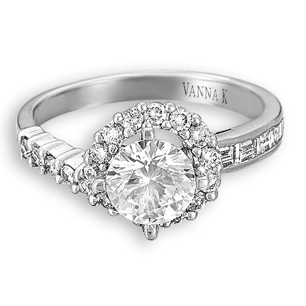 Ultra Lux Cascade Bridal Ring Style 18RGL00263DCZ