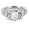 Hand Engraved Perfect Profile Diamond Ring Style 18RGL00302DCZ