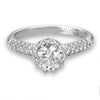 Vintage Inspired Diamond Pave Set Solea Ring Style 18RGL00307DCZ