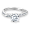 Vintage Inspired Diamond Pave Set Solea Ring Style 18RM93091DCZ