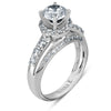 Vintage Inspired Diamond Pave Set Solea Ring Style 18RM93097DCZ