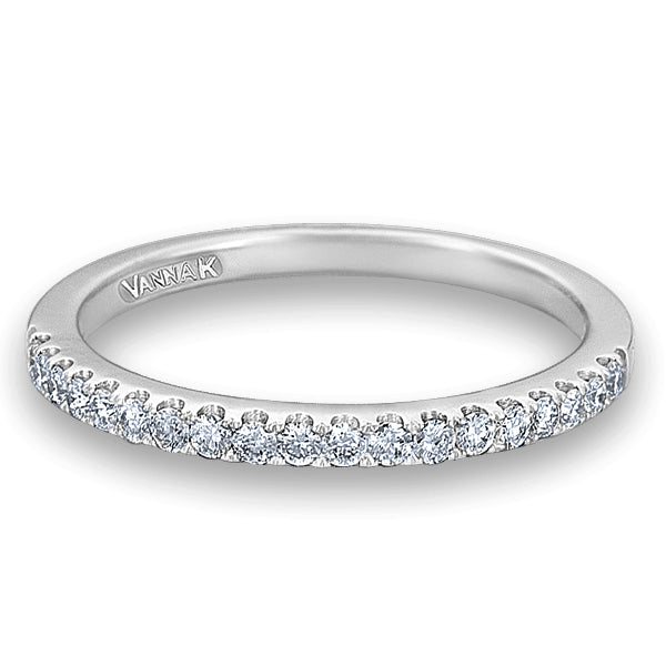 Vintage Inspired Diamond Pave Set Solea Wedding Band Style  18BND321D