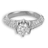 Hand Engraved Perfect Profile Diamond Ring Style 18RGL00345DCZ