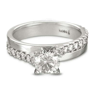 Kamara Diamond Bridal Ring Style 18R165DCZ SIDE