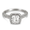 Vintage Inspired Diamond Pave Set Solea Ring Style 18RO530911DCZ
