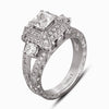 Hand Engraved Perfect Profile Diamond Ring Style 18RGL00170DCZ