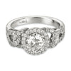 Vintage Inspired Diamond Pave Set Solea Ring Style 18RGL002044DCZ