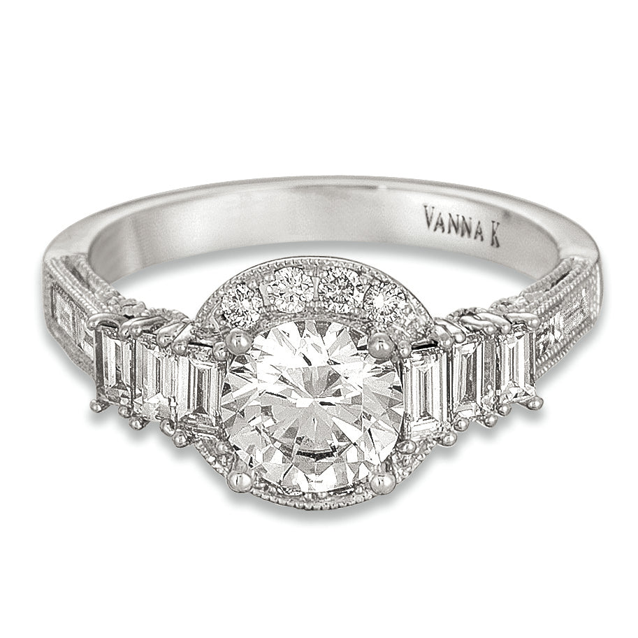 Ultra Lux Cascade Bridal Ring Style 18RGL00636DCZ