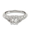 Hand Engraved Perfect Profile Diamond Ring Style 18RGL467DCZ