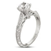 Hand Engraved Perfect Profile Diamond Ring Style 18RGL00523DCZ