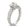 Hand Engraved Perfect Profile Diamond Ring Style 18RGL00595DCZ
