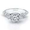 Hand Engraved Perfect Profile Diamond Ring Style 18RGL00623DCZ