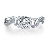 Vintage Inspired Diamond Pave Set Solea Ring Style 18R143DCZ