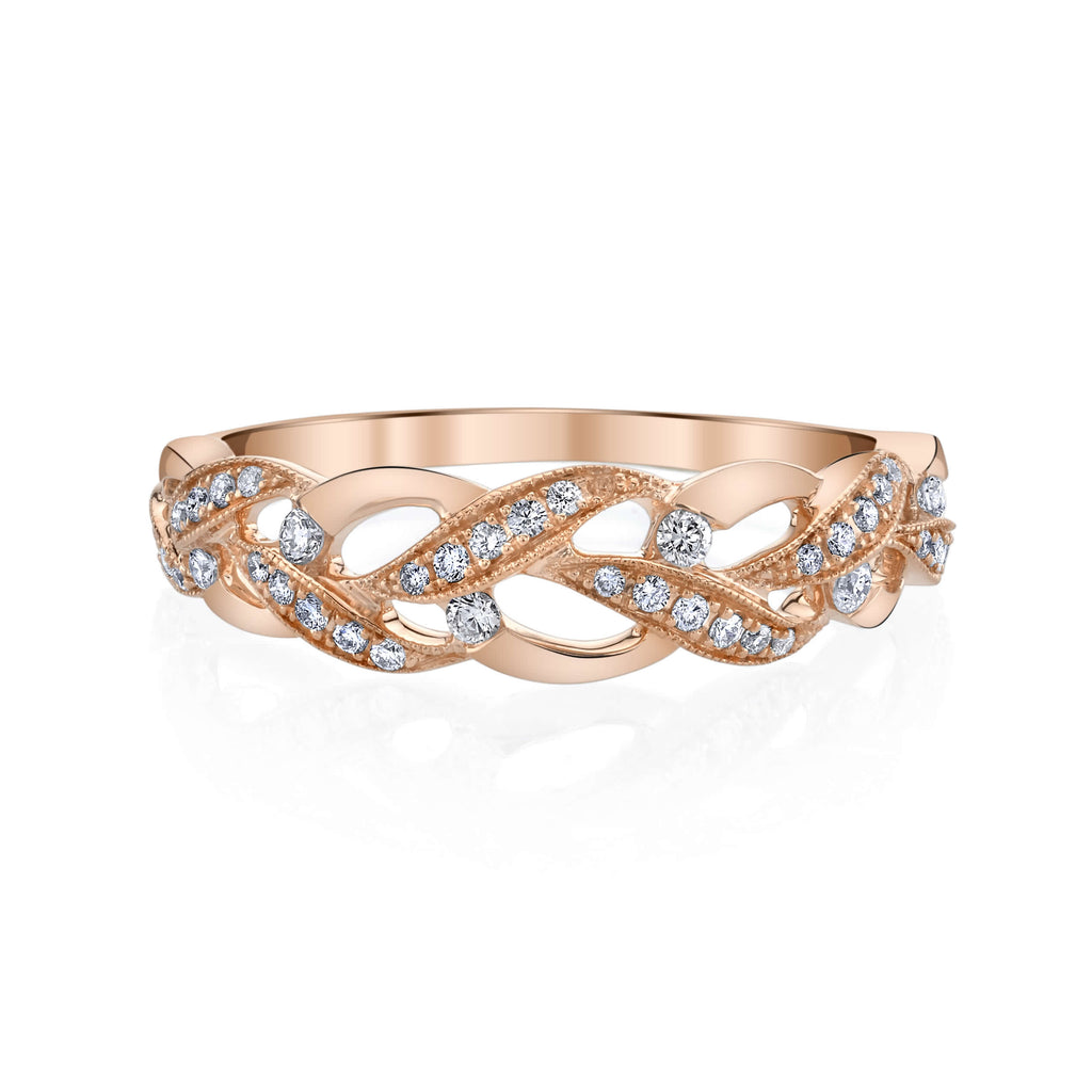 14K ROSE GOLD FASHION DIAMOND RING 14R1047YD