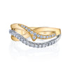 14K TWO TONE FASHION DIAMOND RING 14R1048YW