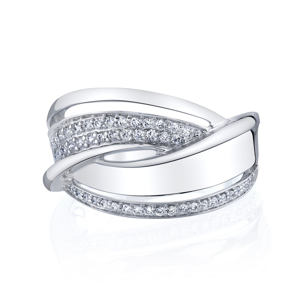 14K WHITE GOLD FASHION DIAMOND RING 14R73WD