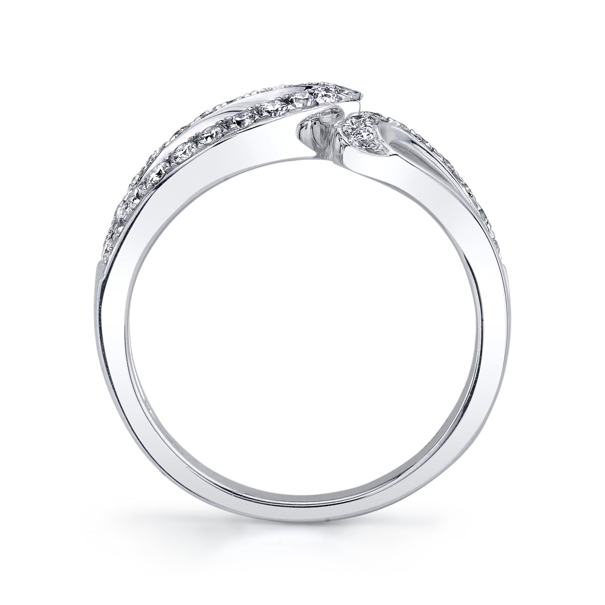 14K WHITE GOLD FASHION DIAMOND RING 14R7WD